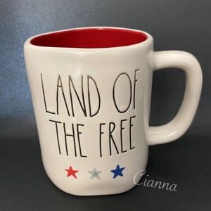 Rae Dunn Land of the Free Mug
